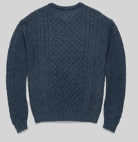 Surfside Supply Men's Edward Eddie Knit Sweater in oceana - men's sweater - detail view