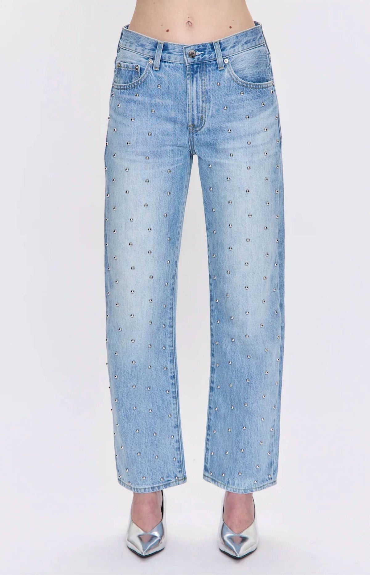Pistola - Lexi Studded Straight Leg Jean