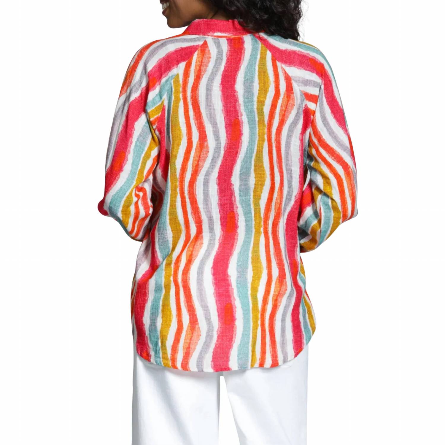 Apny - Half-plaket Pullover Blouse
