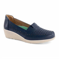 Andrea - Women's Wedge Loafer Leather