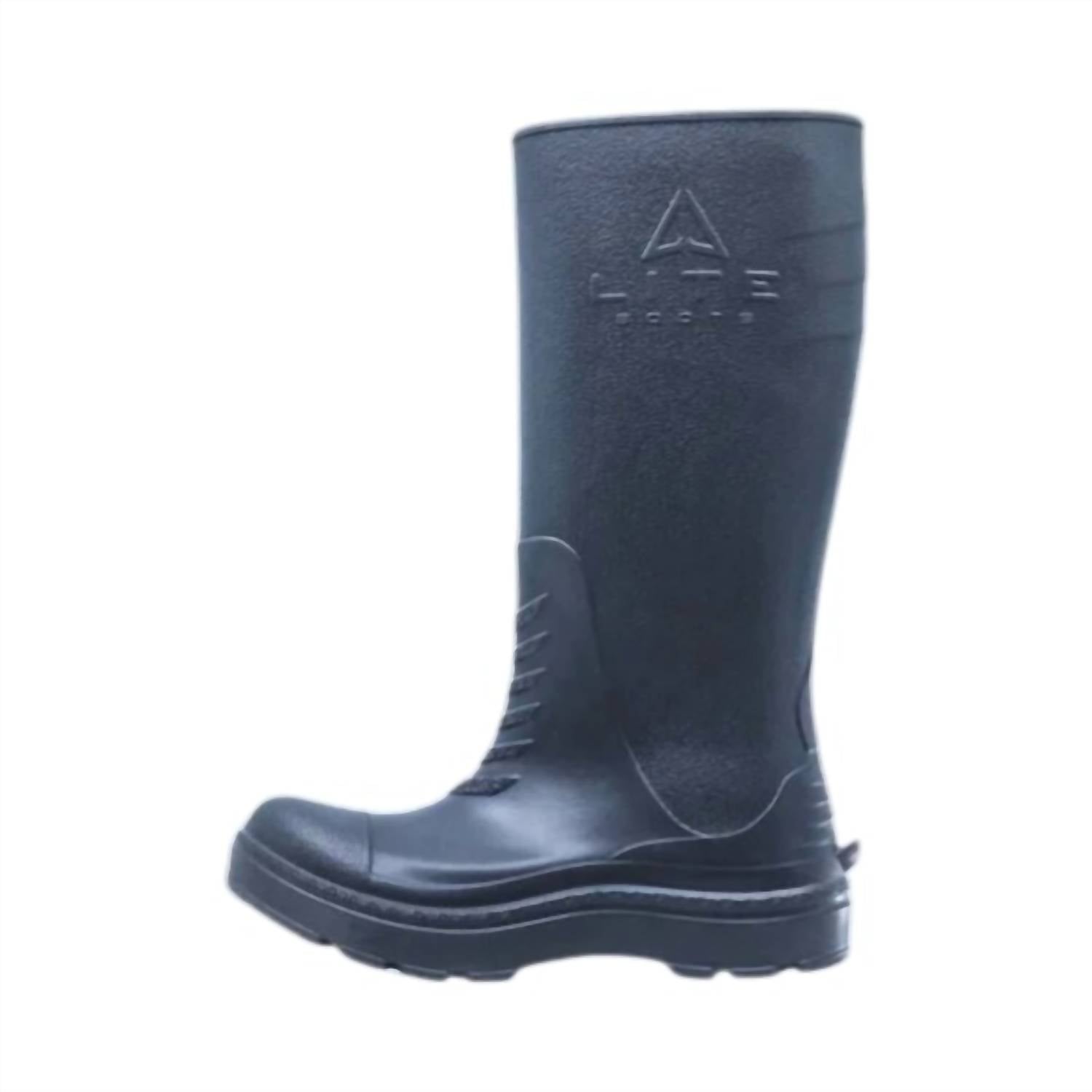 LiteBoots Women's Size Waterproof Rubber Boots in gray - women's shoe
