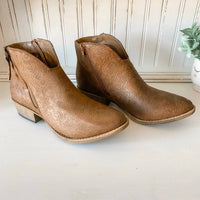 Very G Women's Divine Tooled Bootie in tan - women's shoe