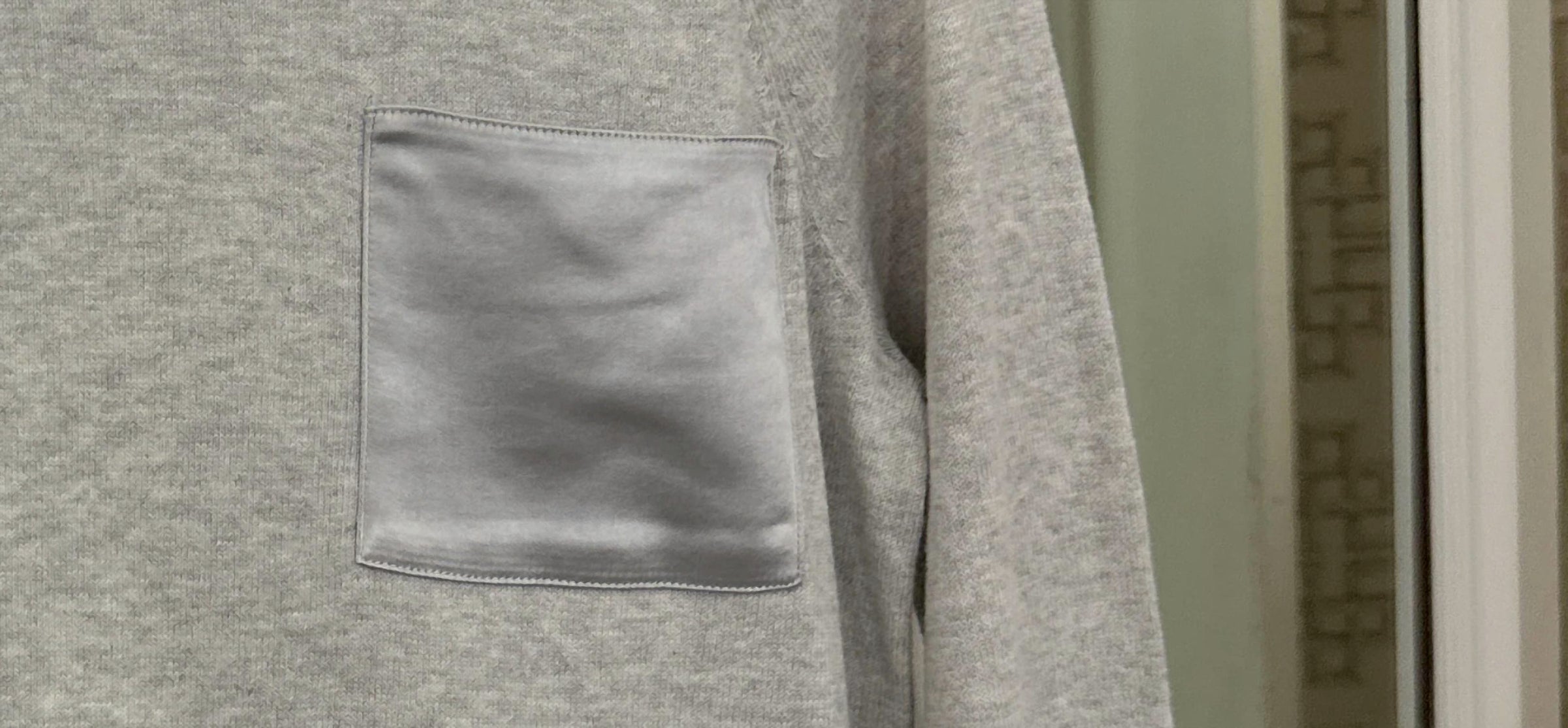 J. Society - Women's Crewneck With Satin Pocket Sweatshirt