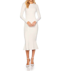 Susana Monaco - Crew Trumpet Midi Dress