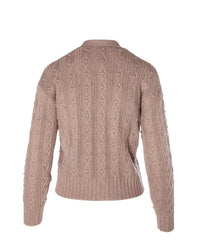 Alashan Cashmere - Women's Cotton Cashmere Diamond Bobble Cardigan