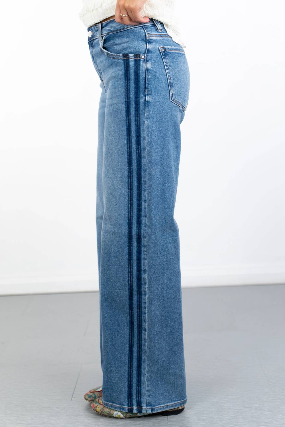 Risen - Mavis Wide Leg Jeans