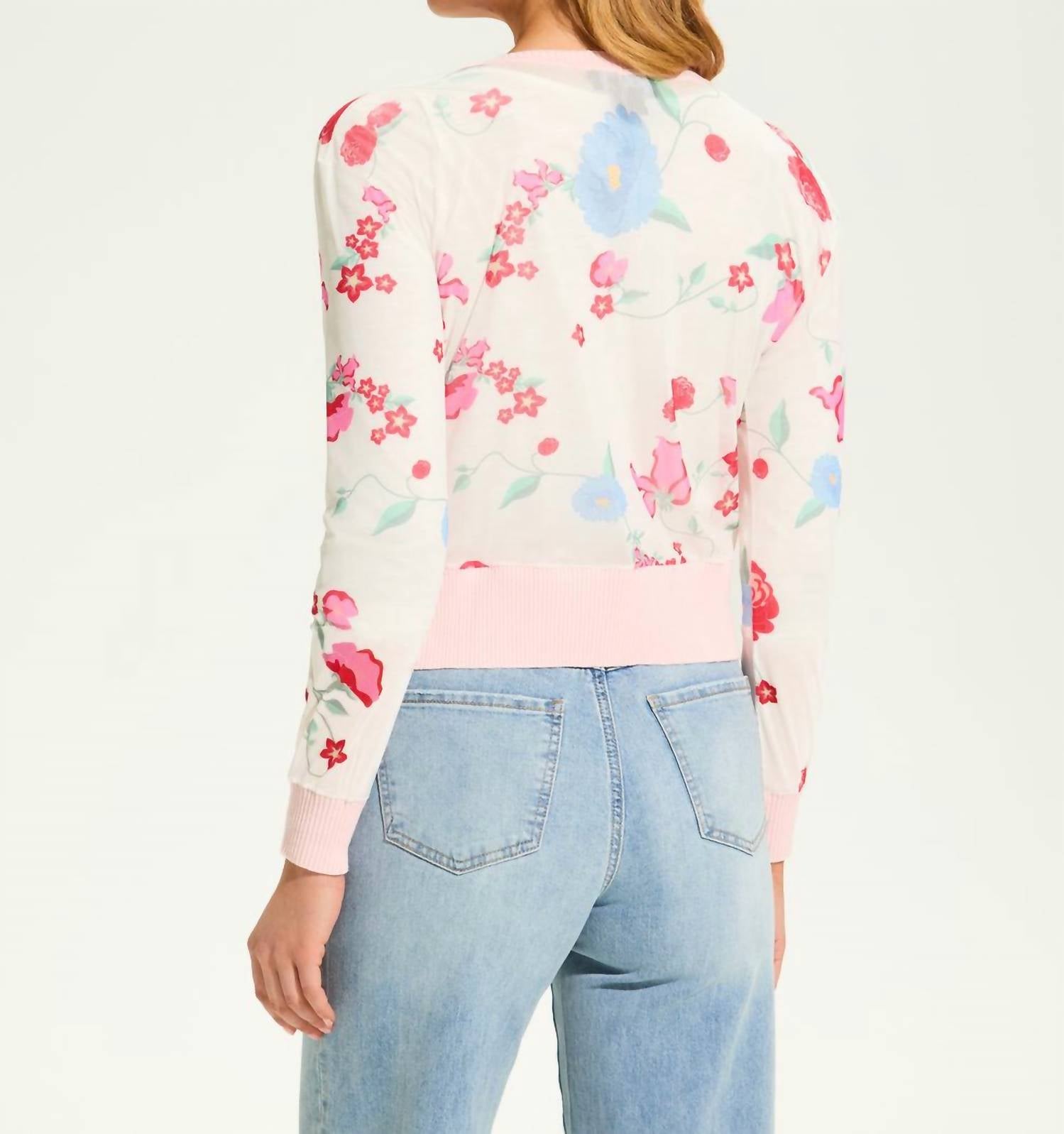 Fdj - Printed Mesh Cardigan