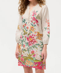 Johnny Was SHIFT FIELD DRESS in ecru miraze - women's dress