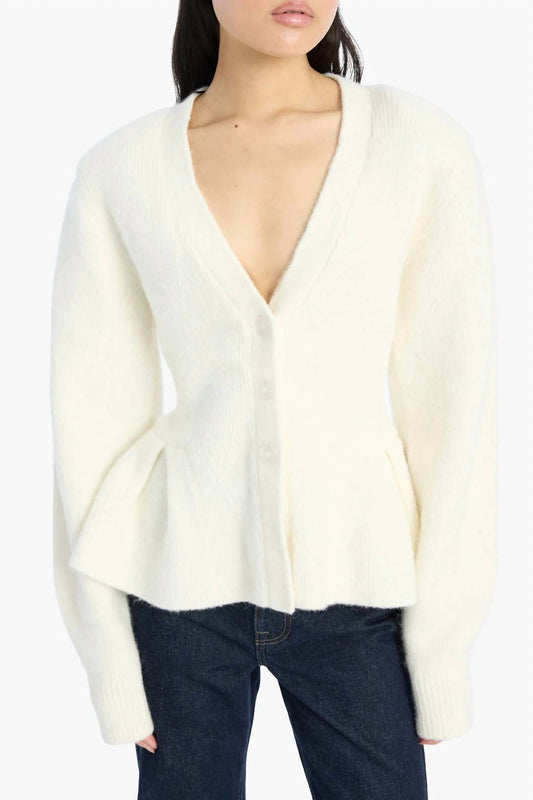 Rotate - Peplum Cardigan