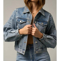 Insane Gene - Puff Sleeve Denim Jacket