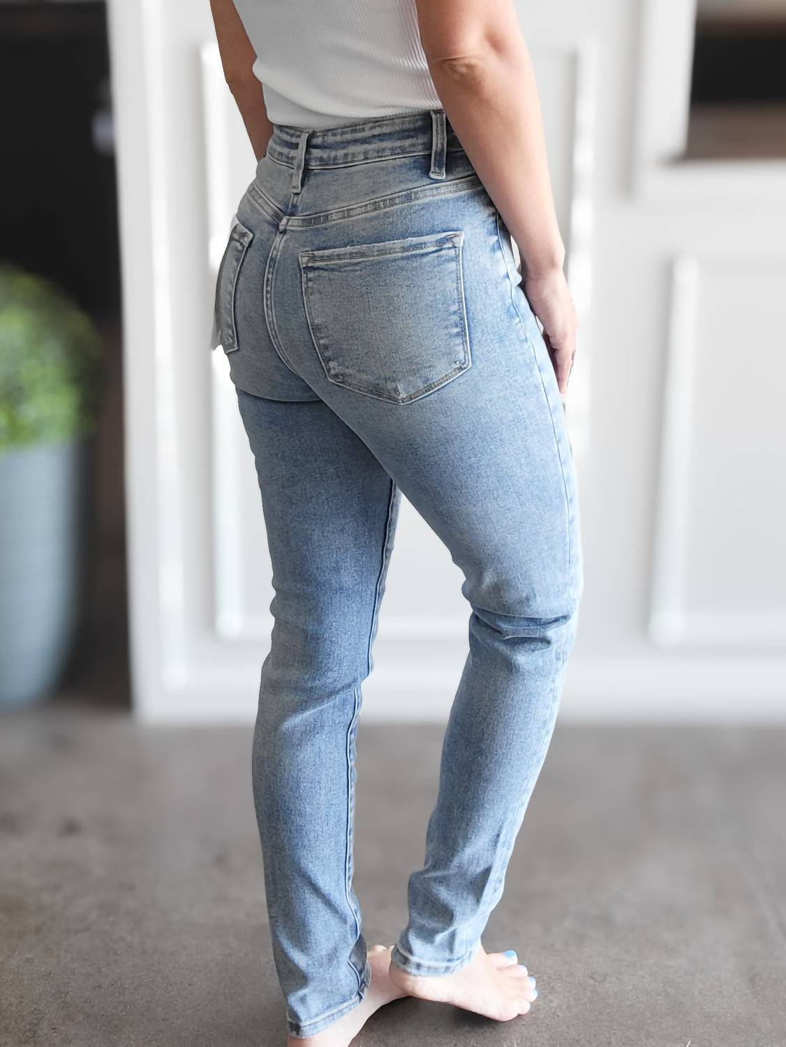 RISEN Emma Jeans in blue - women's jeans - view 4