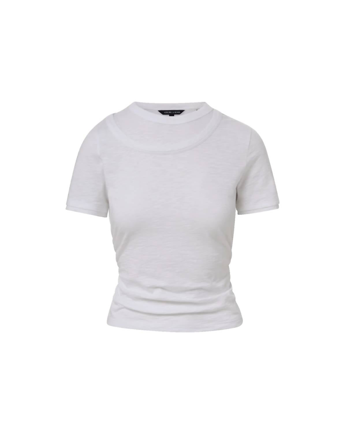 Veronica Beard Damian Top in white 1 - women's t-shirt - view 4