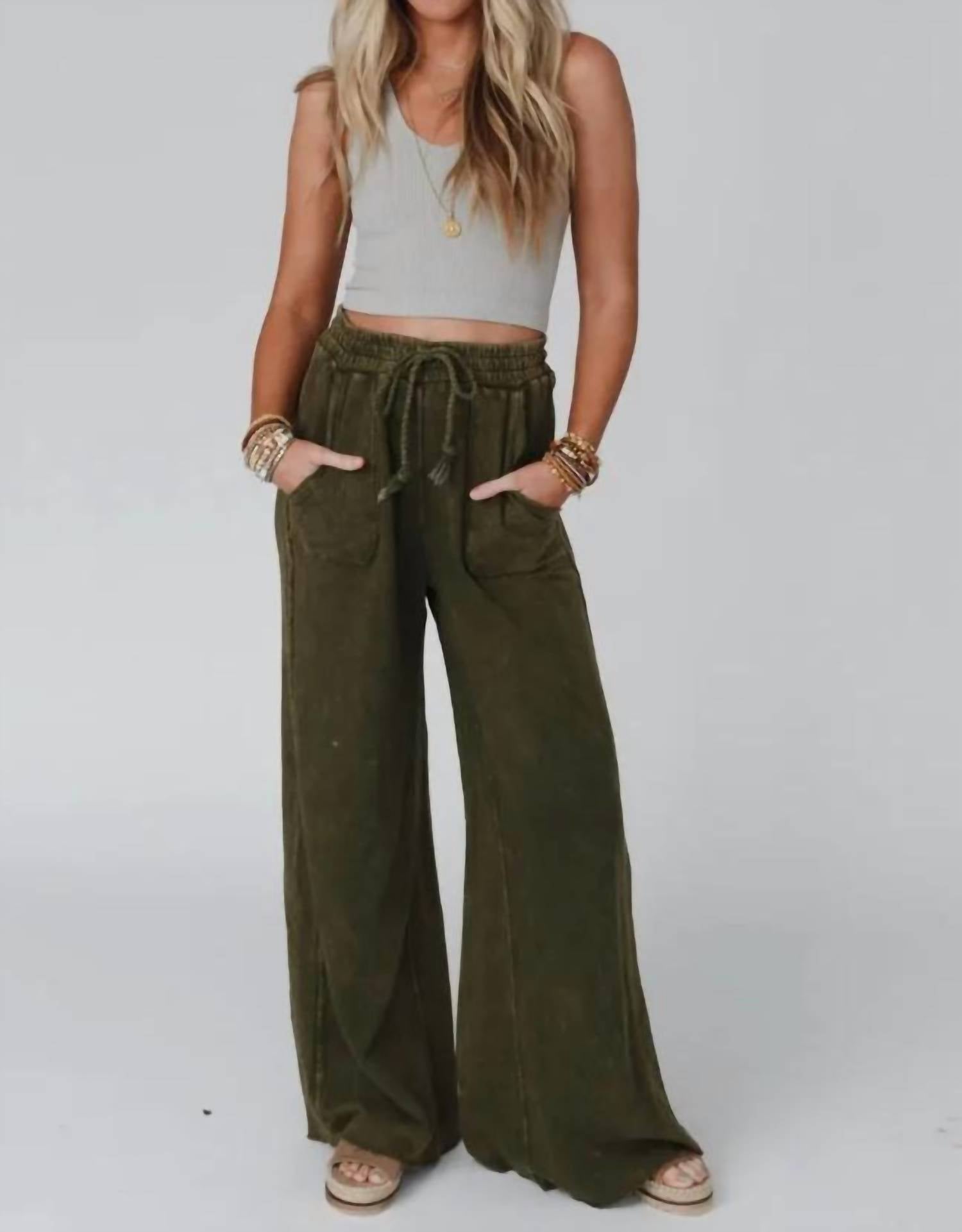 Three Bird Nest - Relaxing Wide Leg Robin Pants