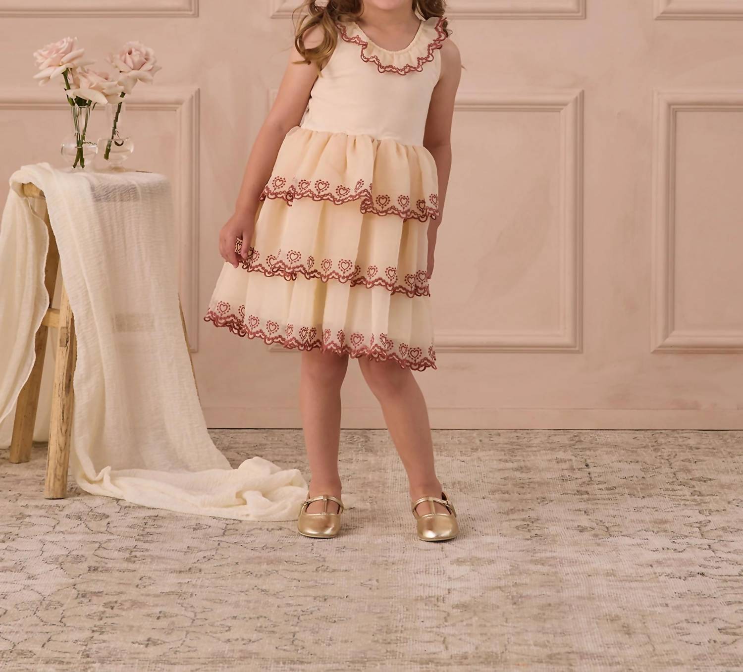 NORALEE Angelina Dress in pearl 1 - kids' dress