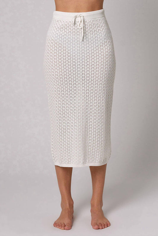 Rolla'S - Diamond Knit Slip Midi Skirt