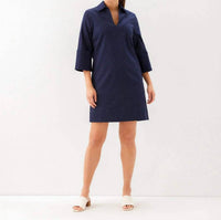 Karen Kane - Cuffed Sleeve Embellished Dress