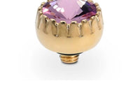 Qudo Women's London 8mm Jewelry Topper in purple rosegold - women's jewelry