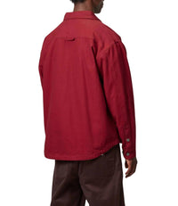 Carhartt WIP Selby Long Sleeve Shirt Jacket in scarlet - men's jacket - detail view