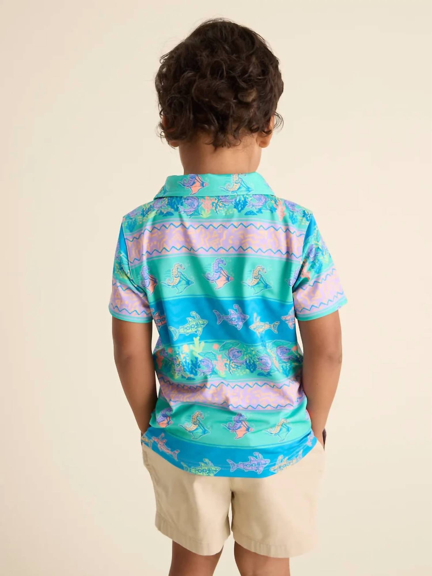 Chubbies - Lil Neptune's Weekend Wear Toddler Performance Polo