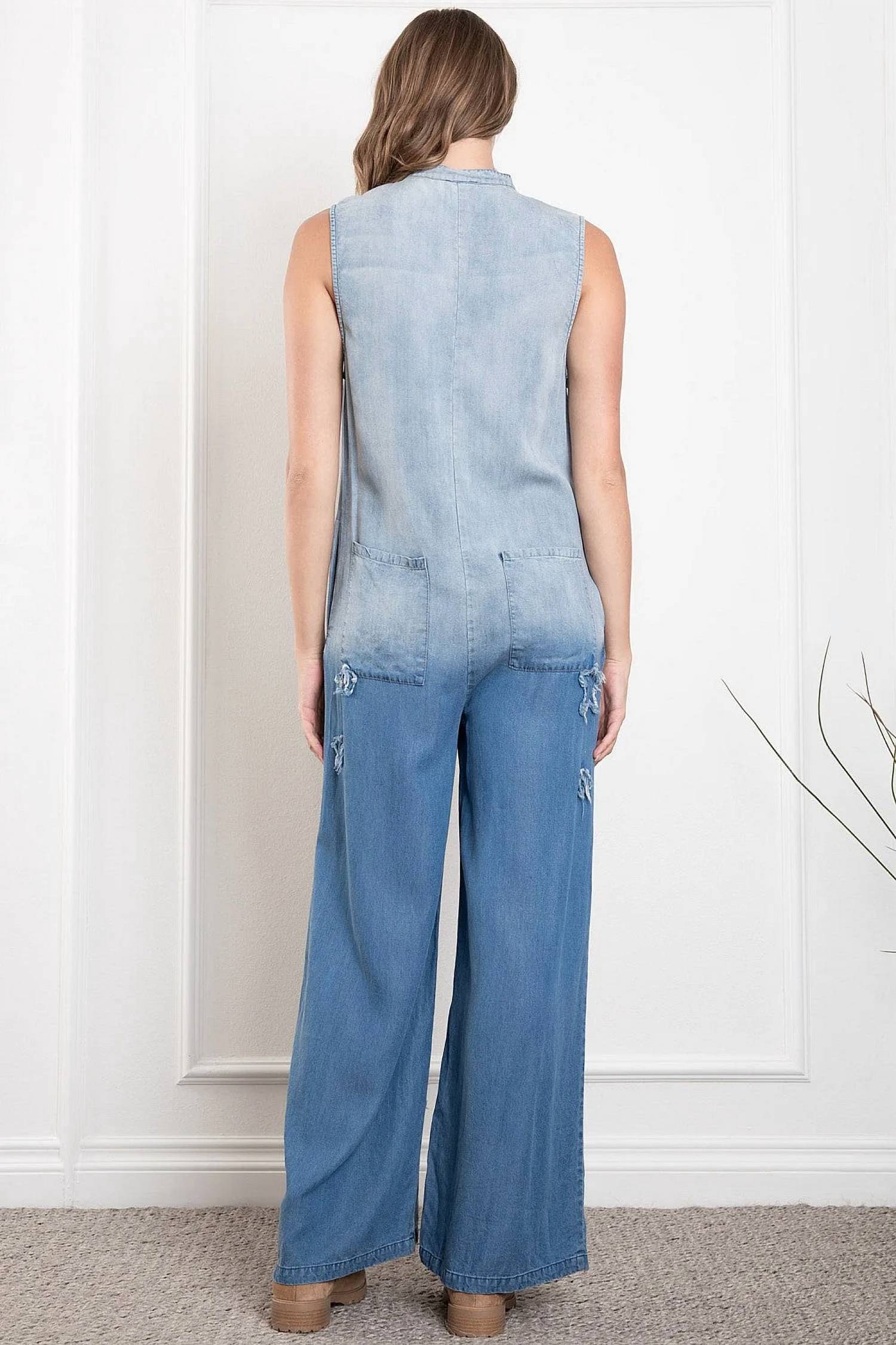Blue Velvet - Rugged Stars Jumpsuit