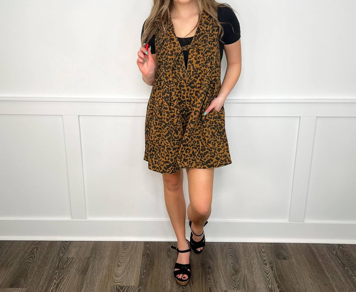 Bibi - For The Thrill Denim Romper