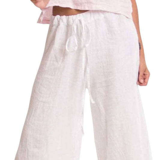 Gigi Moda - Flo Linen Capri Pants