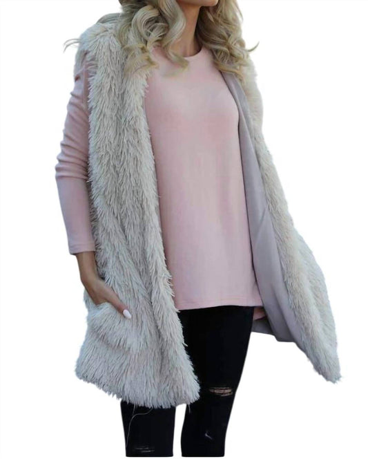 Angie - Carrie Anne Faux Fur Vest