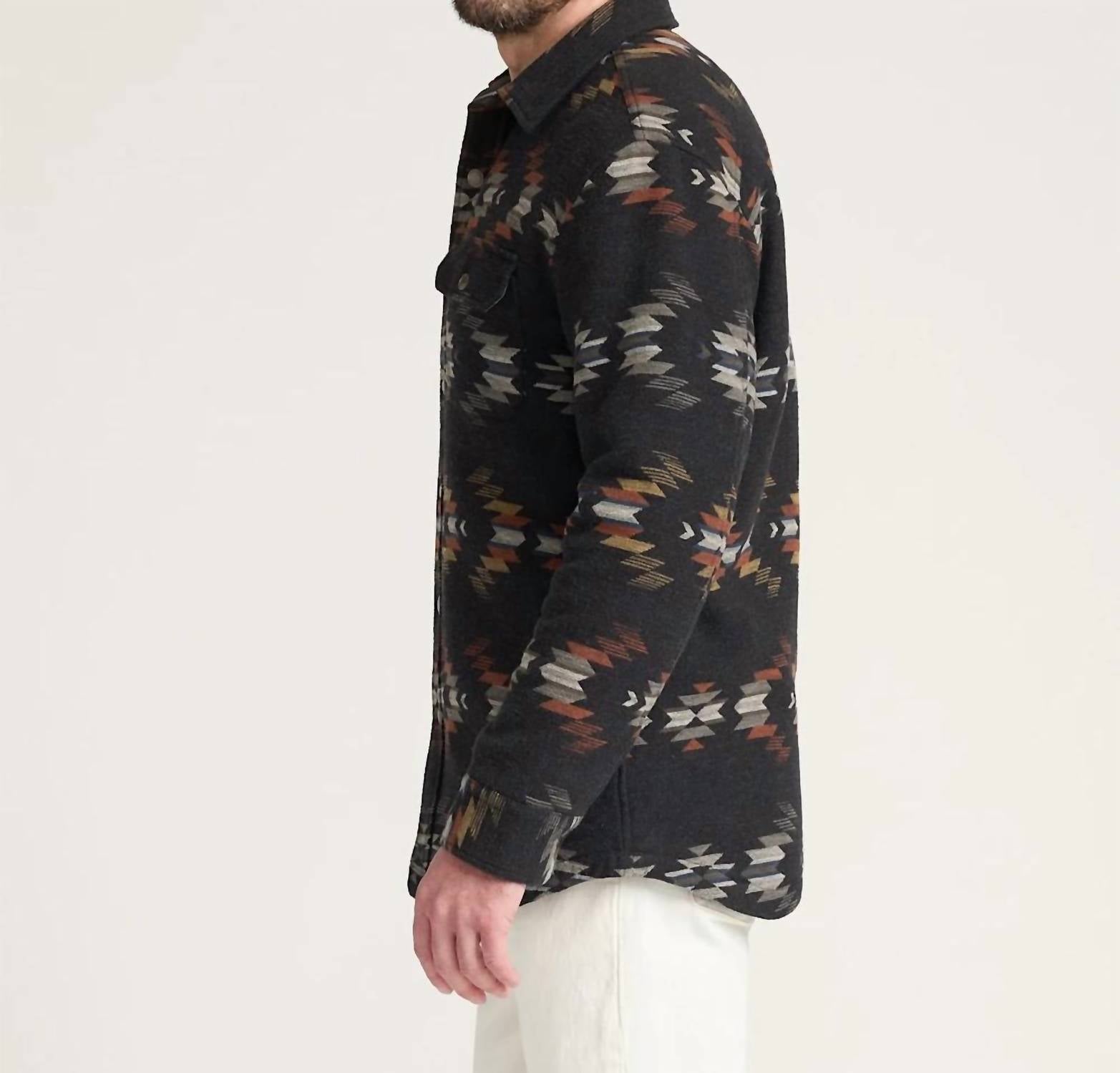 Pendleton - WYETH FALLS CHAMOIS SHERPA-LINED SHIRT JACKET