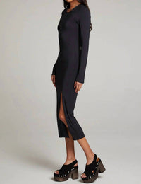 Chaser - Vedaa Licorice Midi Dress