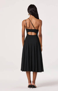Astr - Nola One-shoulder Knit Midi Dress