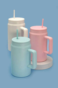 Wall To Wall - Large Stainless Steel Tumbler 50 oz Pink