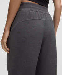 lululemon Scuba Mid-rise Wide-leg Pant in heathered graphite grey - women's pants - alternate view