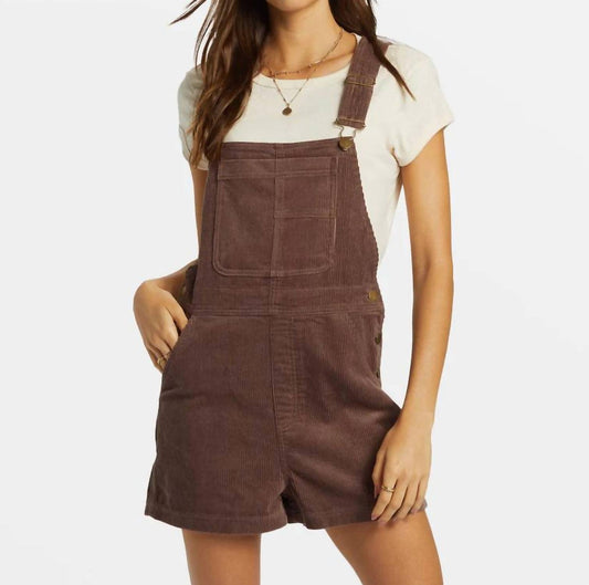 Billabong - Sand Canyon Shortall Corduroy Romper