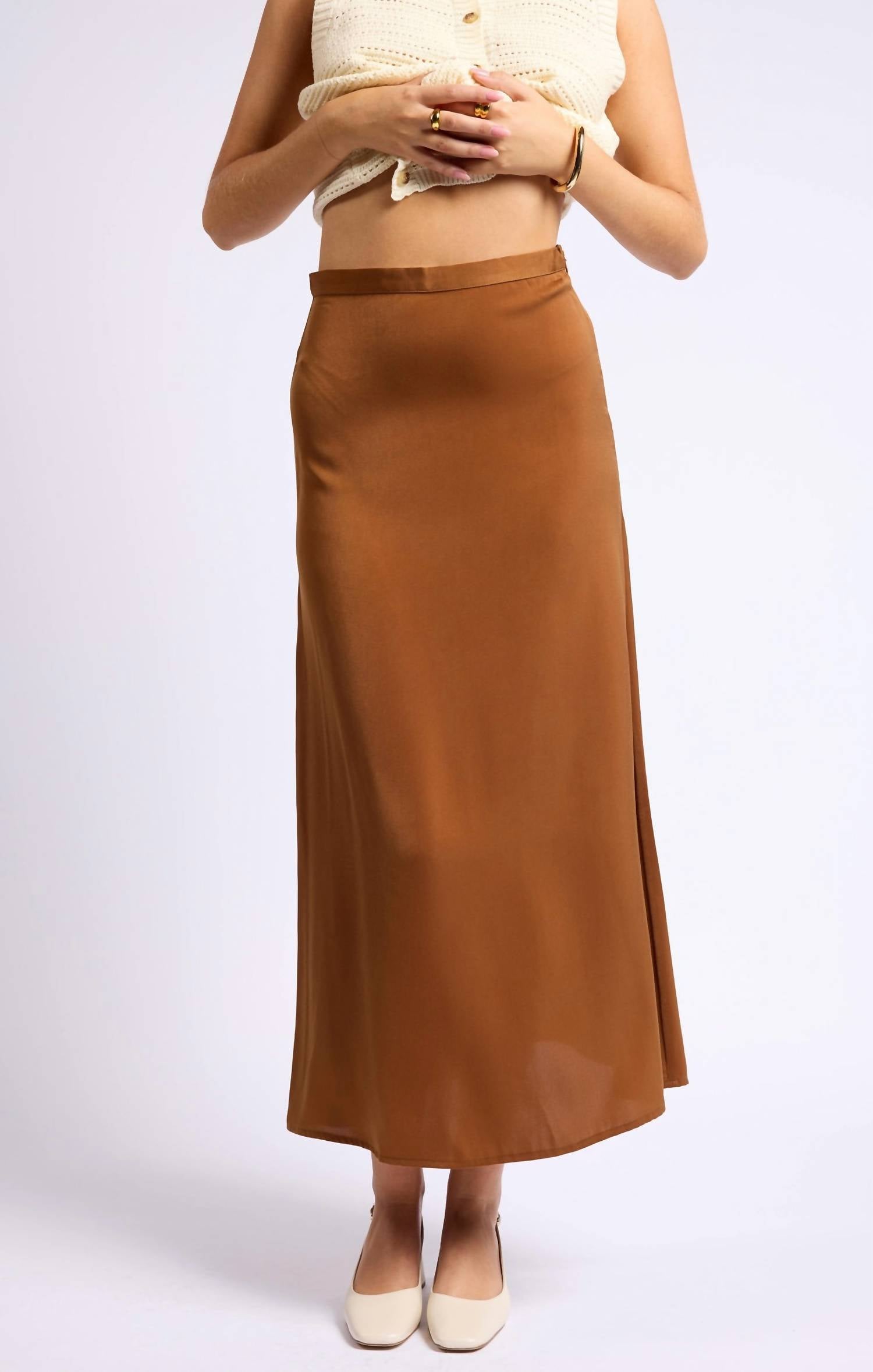 Sage The Label - Angel Heart Bias Maxi Skirt
