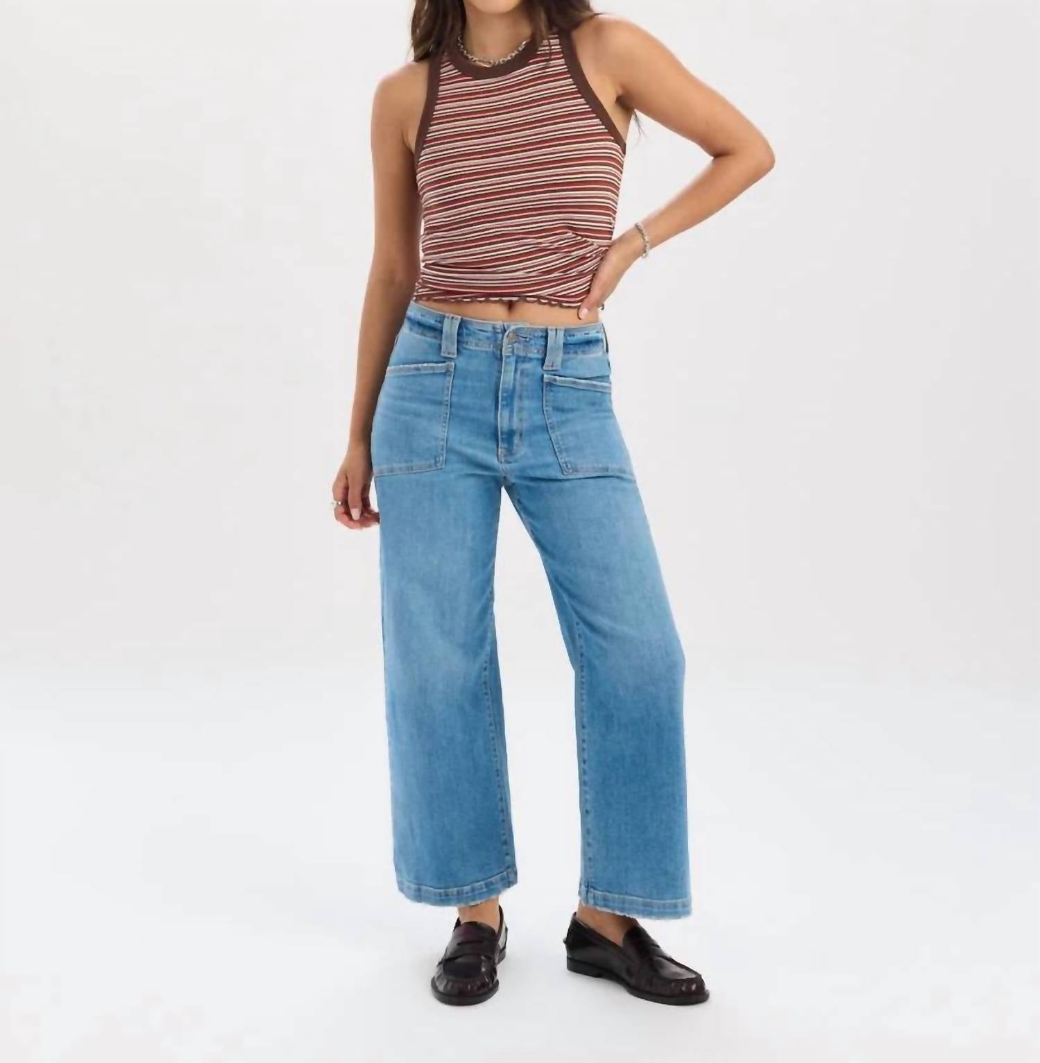 Daze - Valley Girl Wide Leg Ankle Jeans