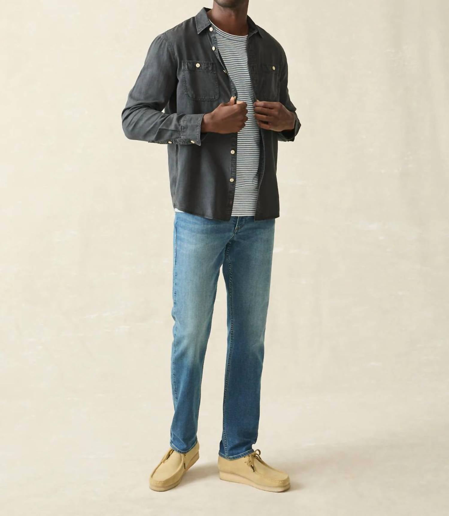 Faherty - Tried And True Chambray Workshirt