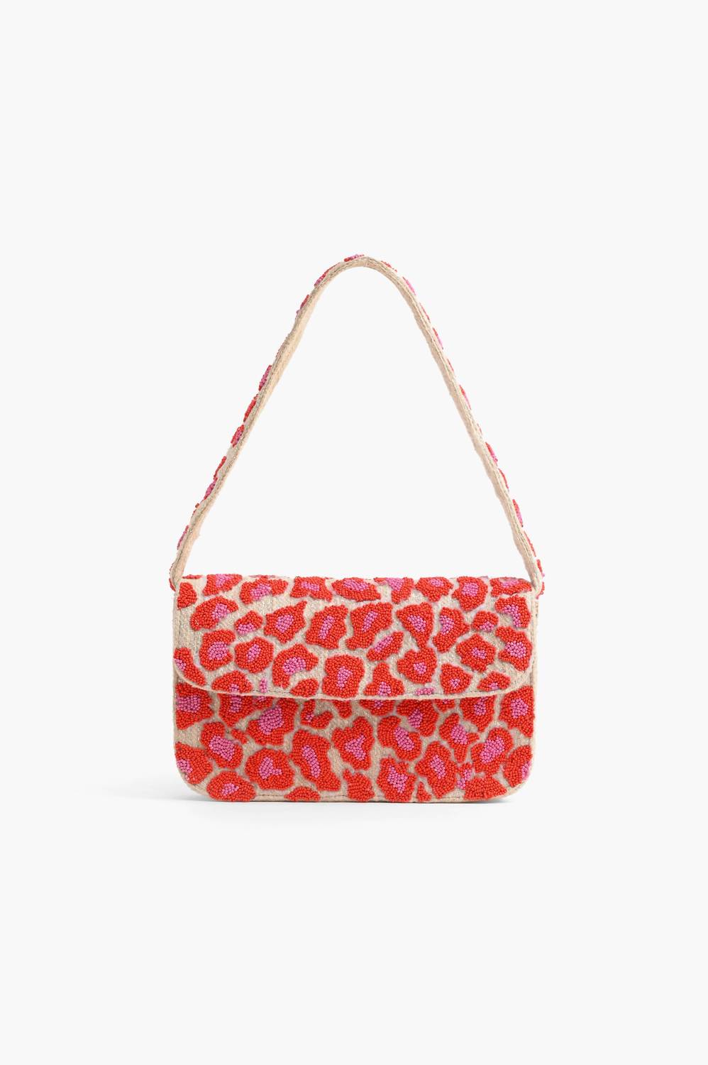 America & Beyond - Women's Leopard Shoulder Bag