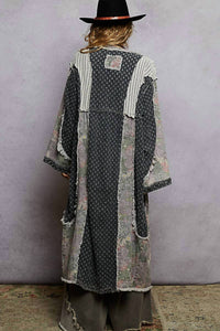 Pol - Maxi Length Open Cardigan