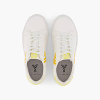 YY Nation Women's Fractus Cactus Sneaker in white yellow lemon - women's sneaker - alternate view