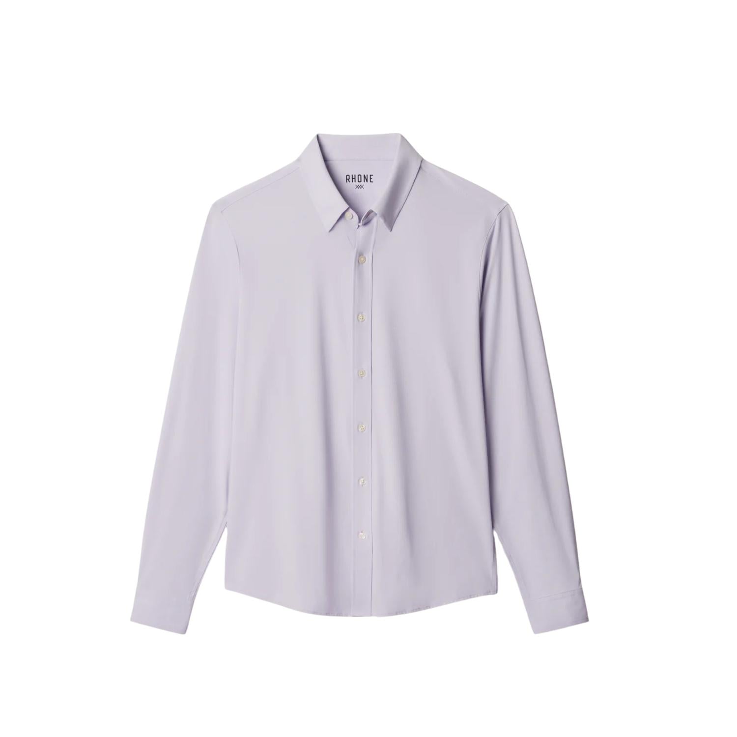 RHONE Slim Fit Commuter Shirt in lavender dusk - women's long sleeve top - view 4