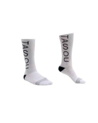 The Athletic Side Of Us Men's Art Self Printed Socks – Bold Logo Socks in white - men's item