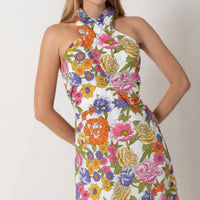 S/W/F - Crossover Halter Maxi Dress