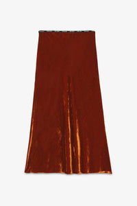 Ottod'Ame - Crushed Velvet Skirt