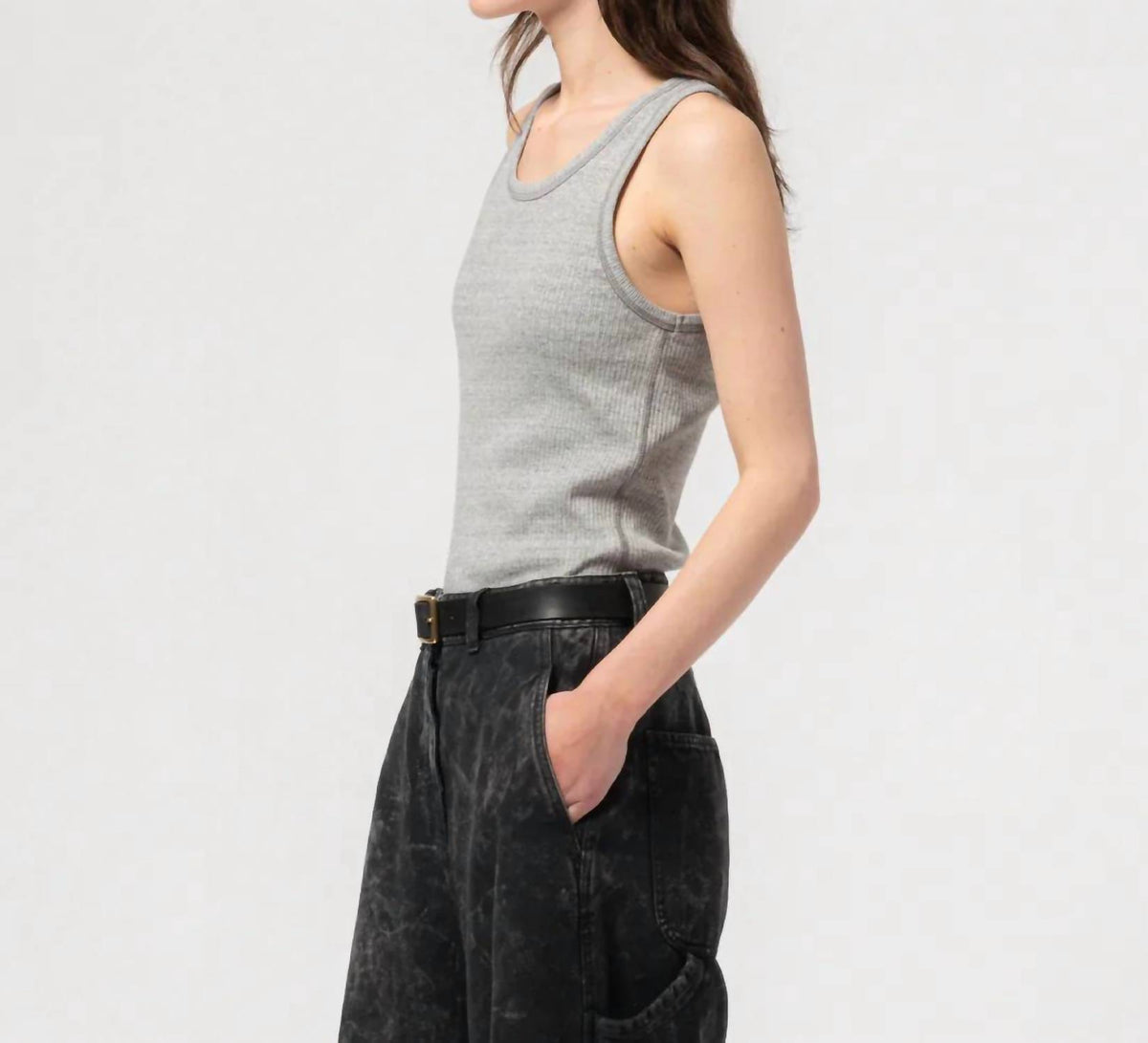 Girls Of Dust - Military Rib Jersey Tank Top