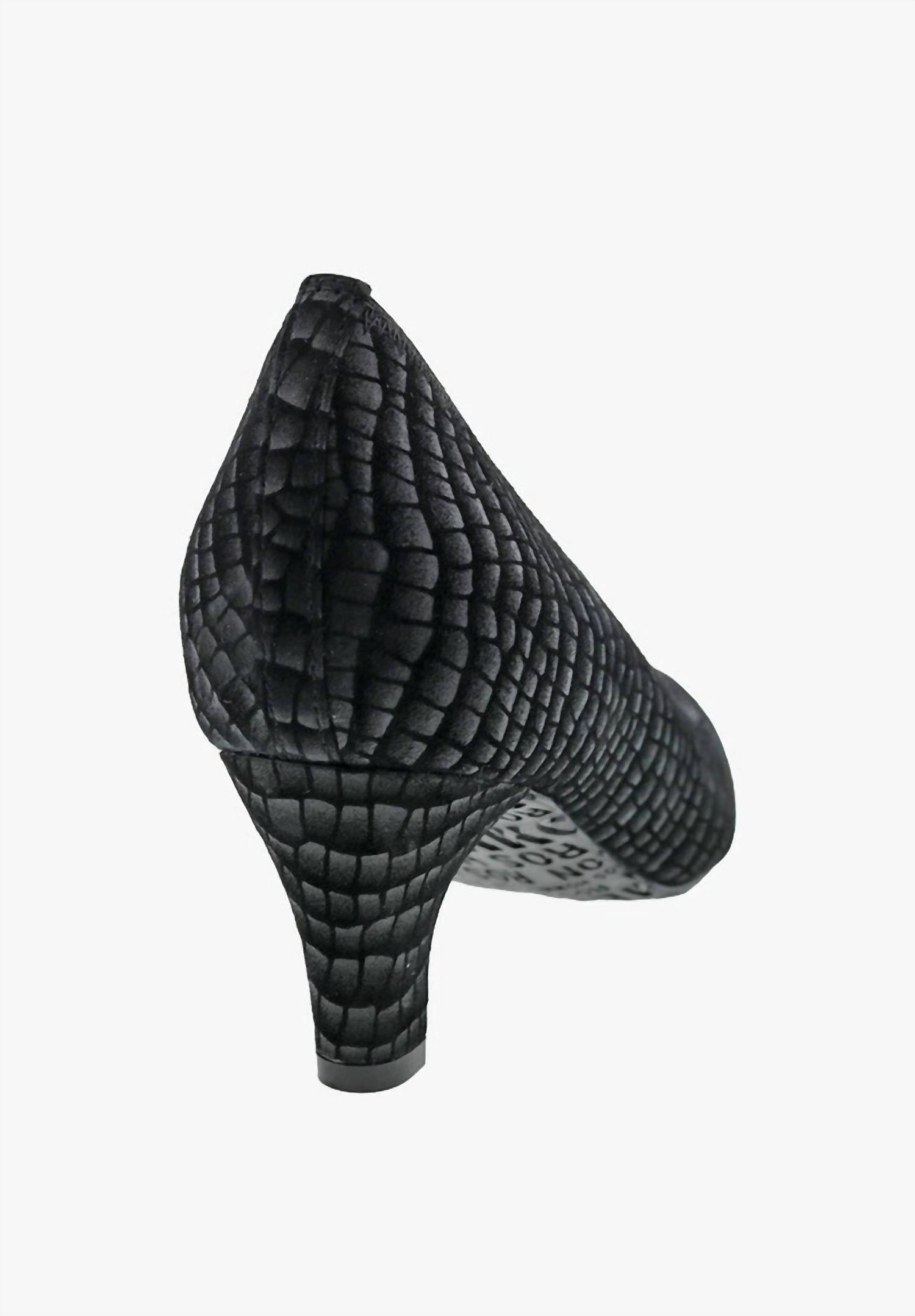 Ros Hommerson - Women's Karat Printed Leather Heel Pumps