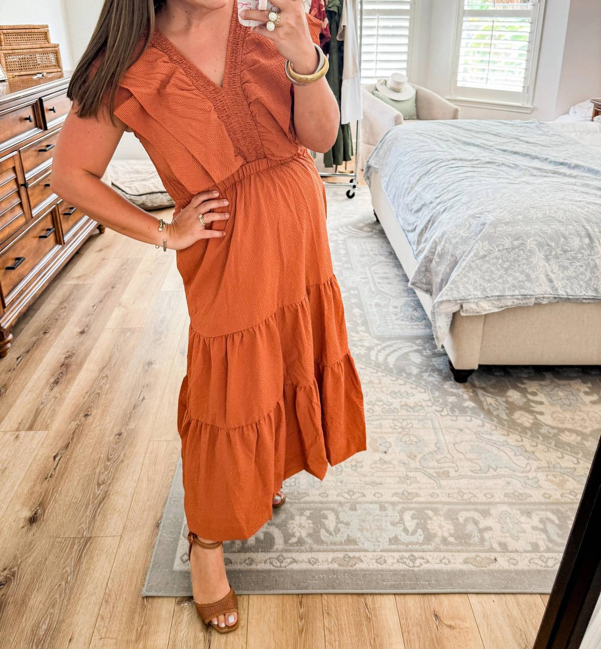 Thml - Ruffle Midi Dress