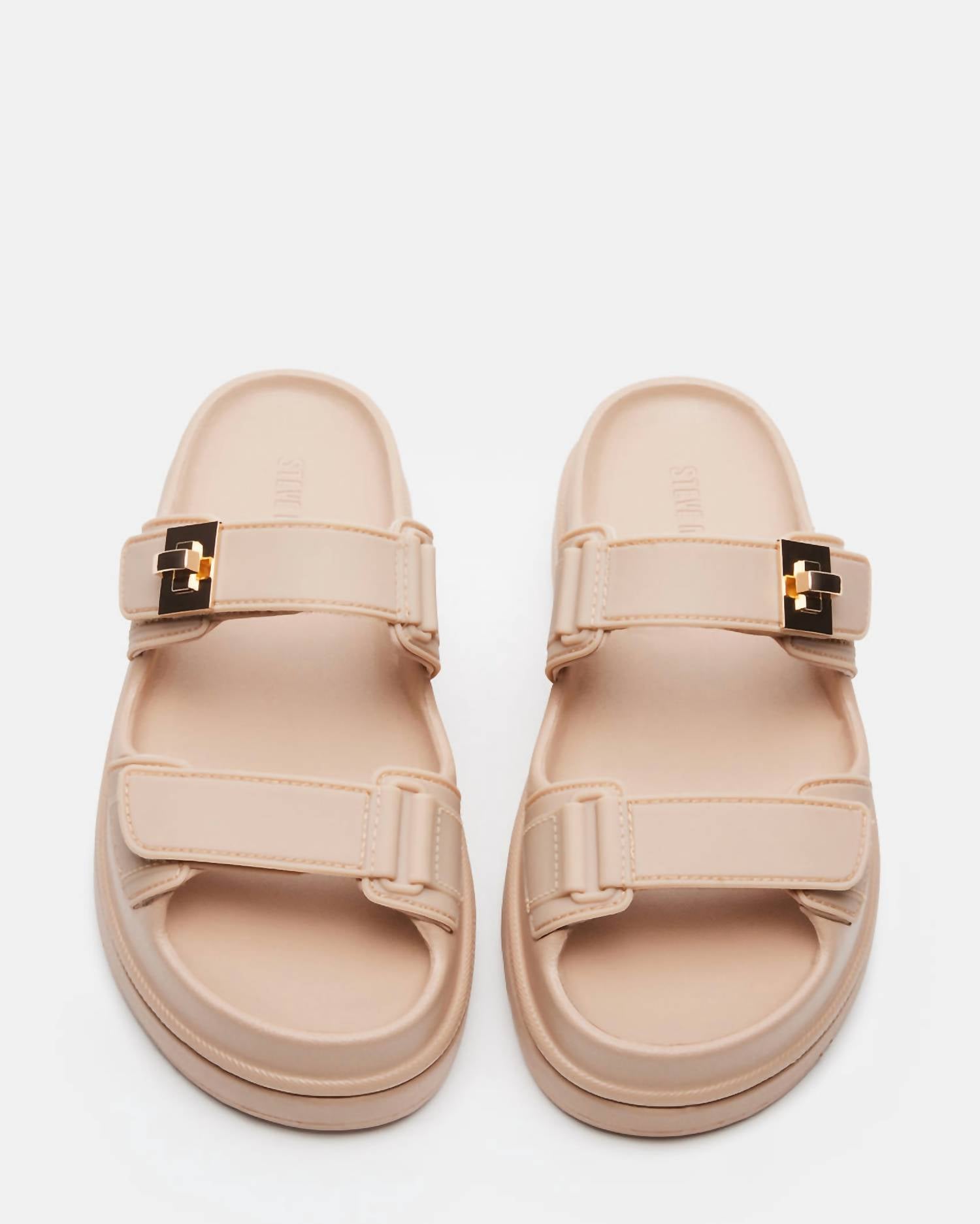 STEVE MADDEN Women's Bigschmona Platform Slide Sandal in natural - women's sandal - view 4