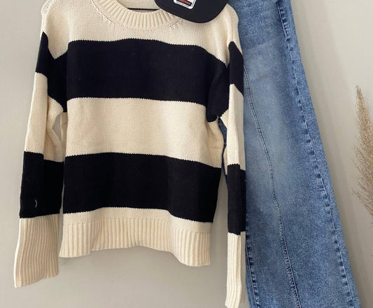 Lovesoft - Meg Colorblock Cozy Sweater