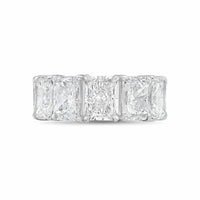 Diana M Jewels - Women's Radiant Lab-Grown Diamond Eternity Band (8.00 Ct) - Elegant Plus