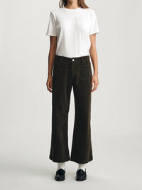 mavi Paloma Marine High Rise Wide Leg Pants in dollar bill cord - women's pants